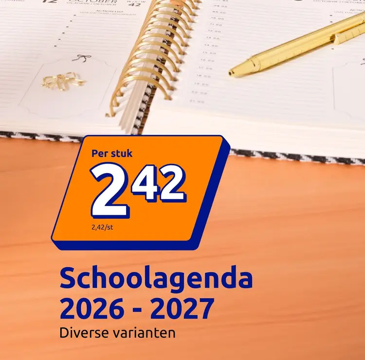 Promotie: Schoolagenda