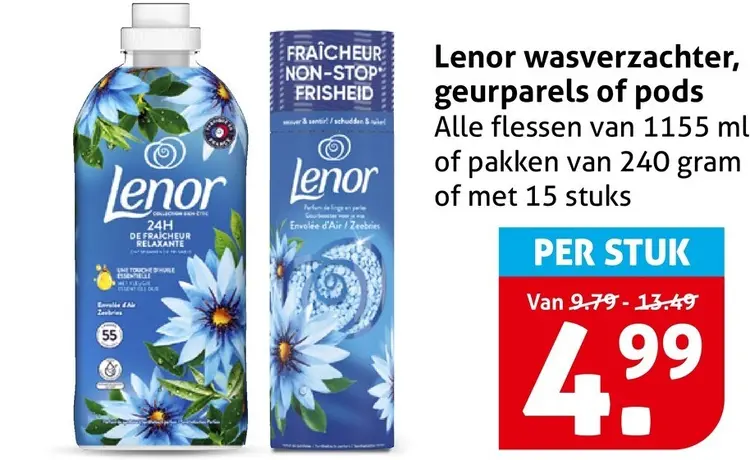 Aanbieding: Wasverzachter, geurparels of pods