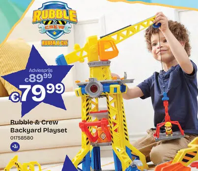Aanbieding: Rubble & Crew Backyard Playset