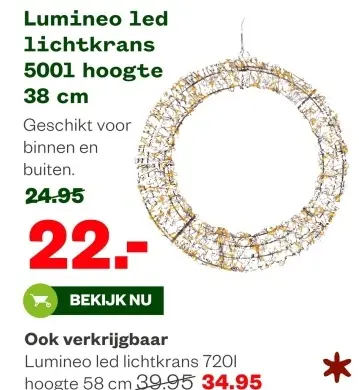 Aanbieding: Lumineo led lichtkrans