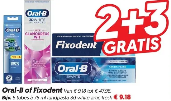 Aanbieding: Oral-B of Fixodent