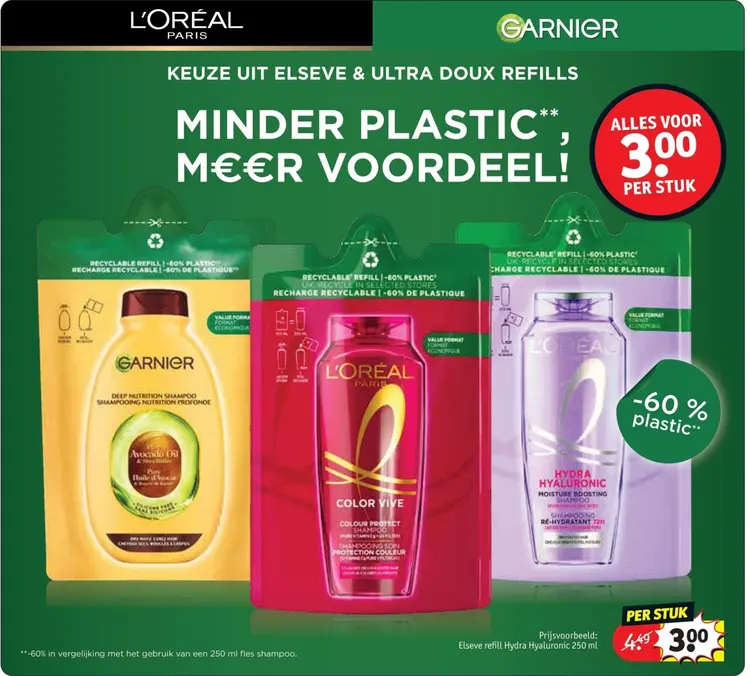 Aanbieding: Elseve & Ultra Doux refills