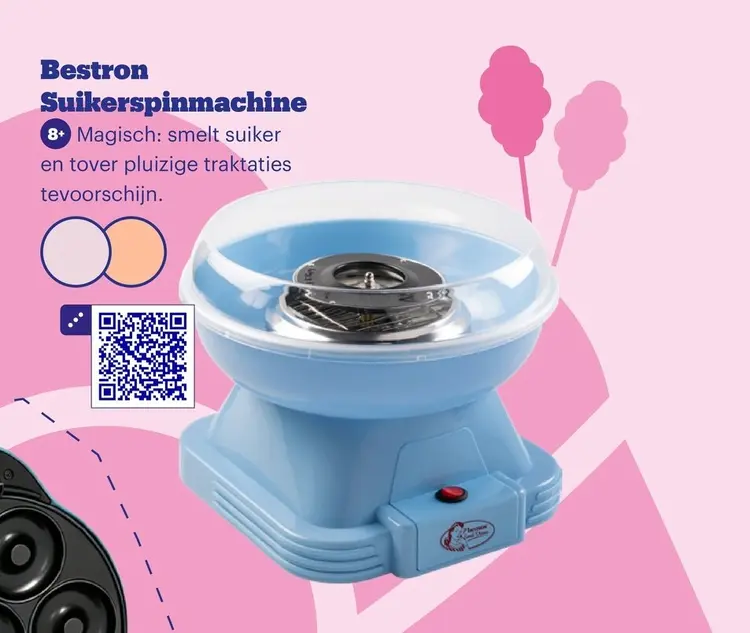 Promotie: Bestron Suikerspinmachine
