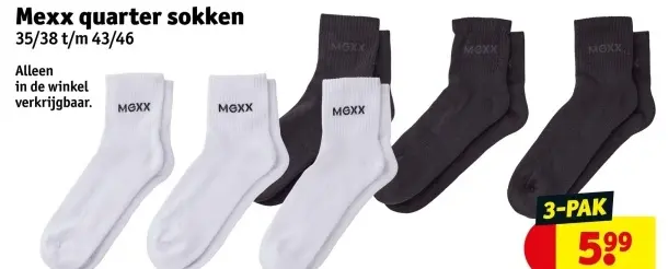 Aanbieding: Mexx quarter sokken