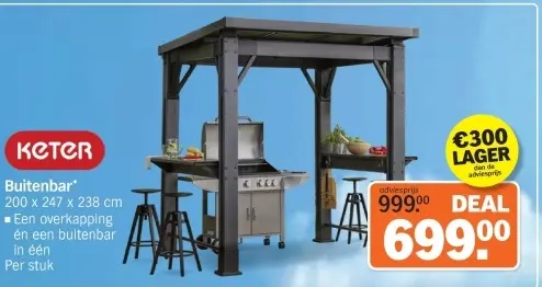 Aanbieding: Buitenbar