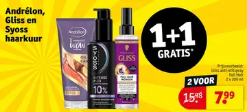 Aanbieding: Andrélon, Gliss en Syoss haarkuur