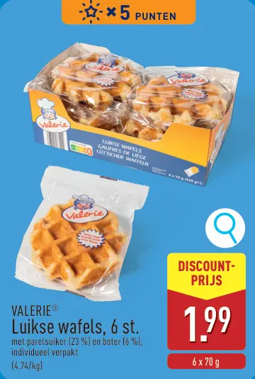 Promotie: Luikse wafels