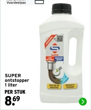 Aanbieding: ontstopper