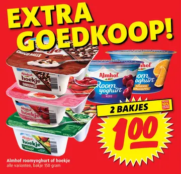 Aanbieding: Roomyoghurt of hoekje