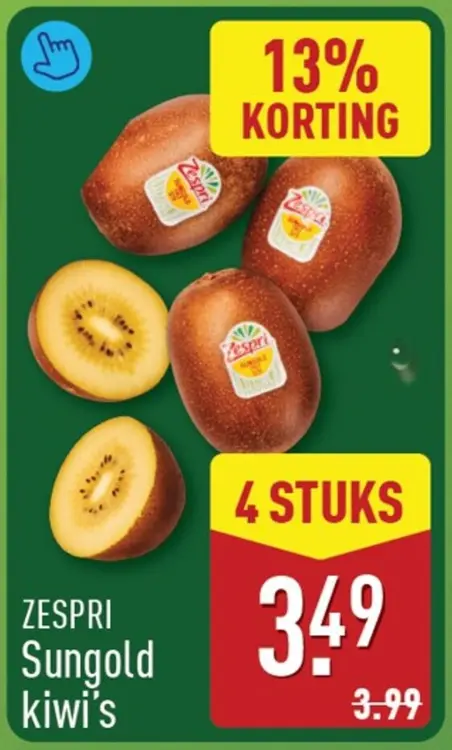Aanbieding: Zespri Sungold kiwi's
