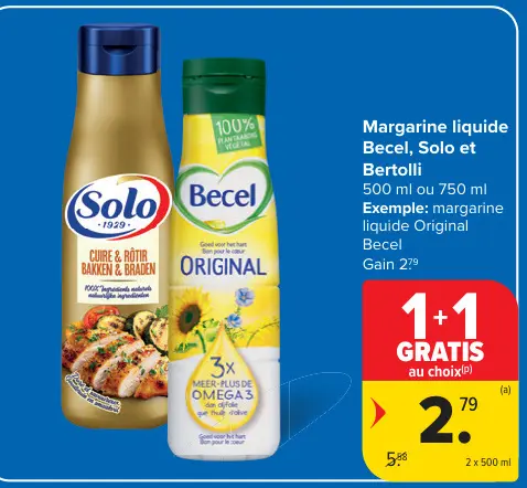 Offre: Margarine liquide