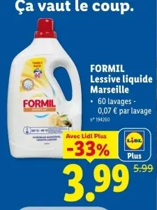 Offre: Lessive liquide Marseille