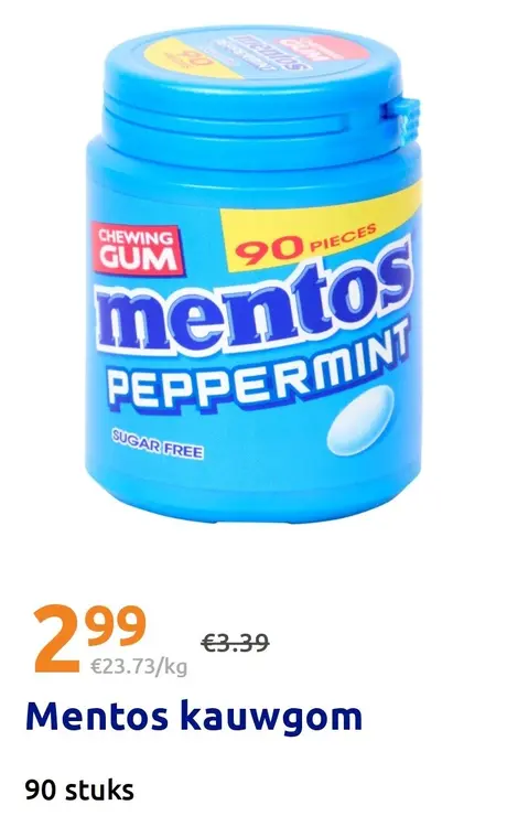Promotie: Mentos kauwgom