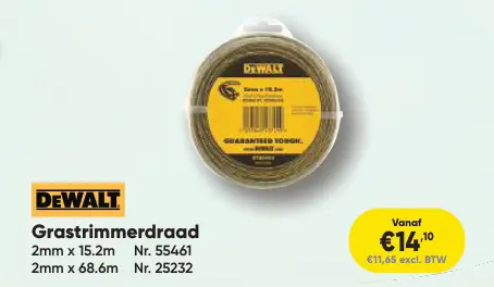 Promotie: Grastrimmerdraad