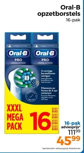 Aanbieding: Oral-B opzetborstels
