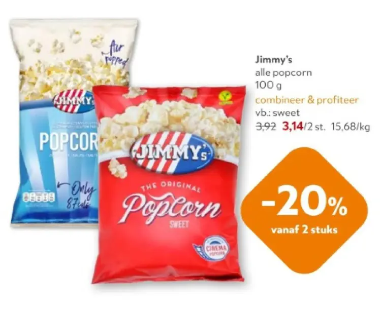 Promotie: Alle popcorn
