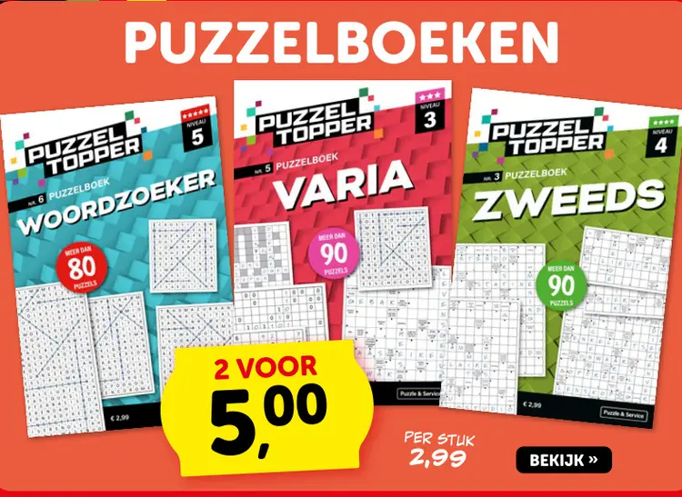 Promotie: Puzzelboeken