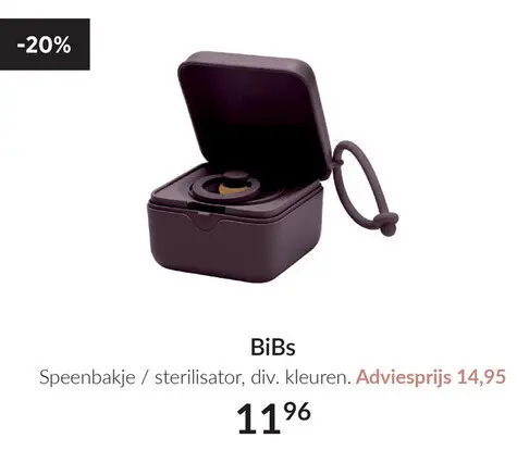 Aanbieding: Speenbakje / sterilisator