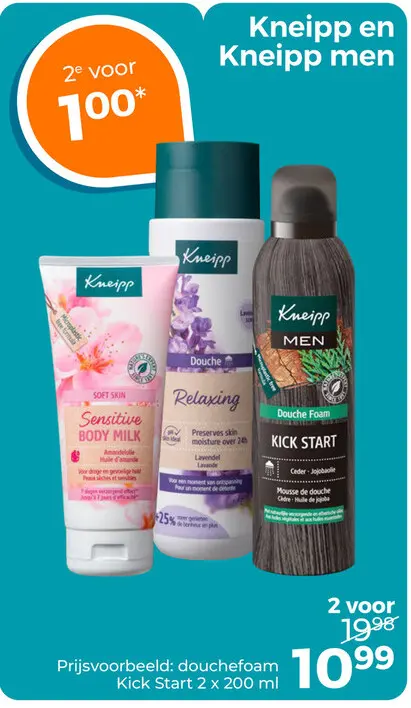 Aanbieding: Kneipp douchefoam Kick Start