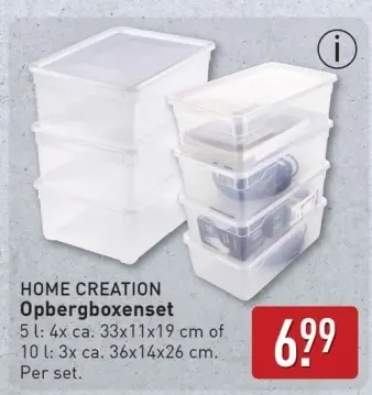 Aanbieding: Opbergboxenset