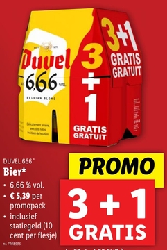 Aanbieding: Duvel 666 Bier