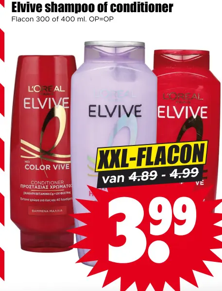 Aanbieding: Elvive shampoo of conditioner