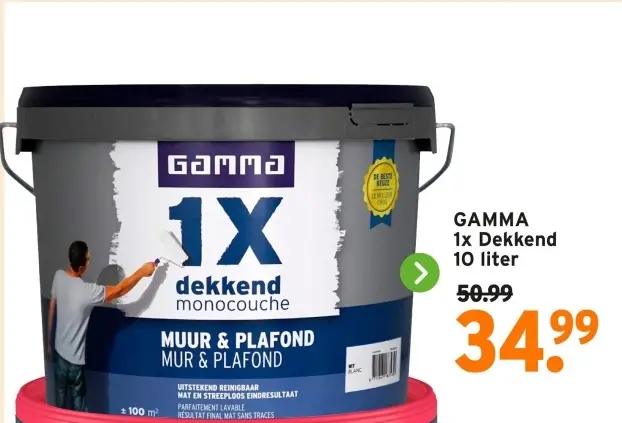 Aanbieding: 1x Dekkend