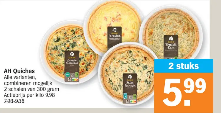Promotie: Quiches