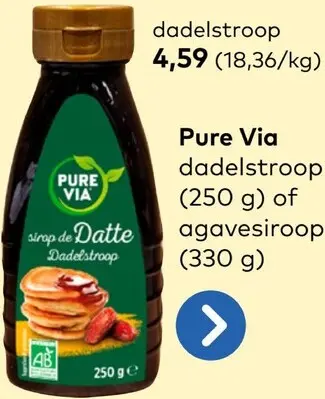 Promotie: Dadelstroop of agavesiroop