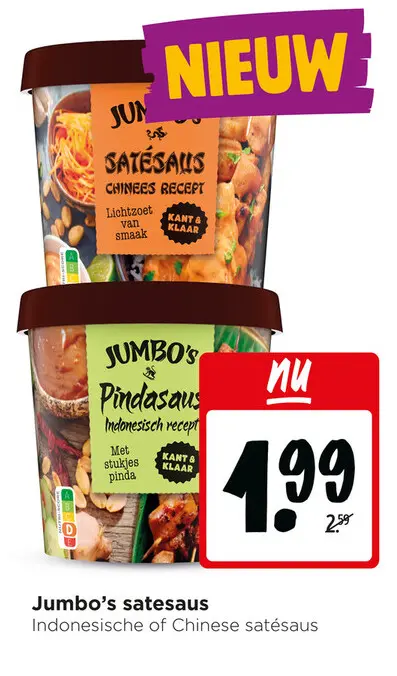 Aanbieding: Jumbo's satesaus