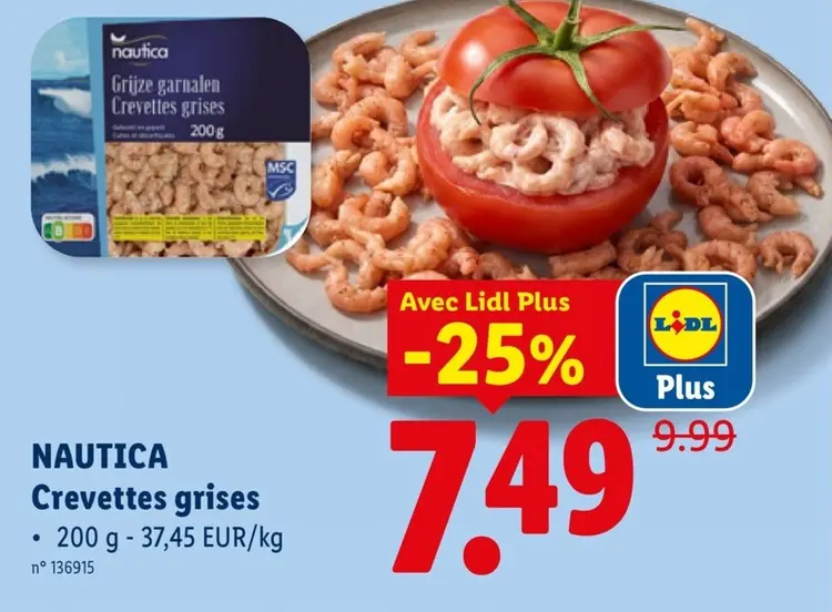 Offre: Crevettes grises
