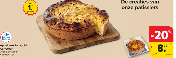Promotie: Appelcake Jonagold