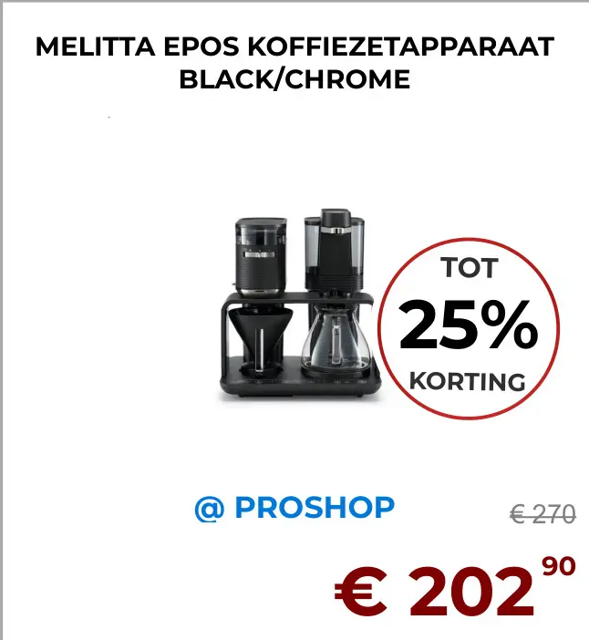 Aanbieding: Epos koffiezetapparaat