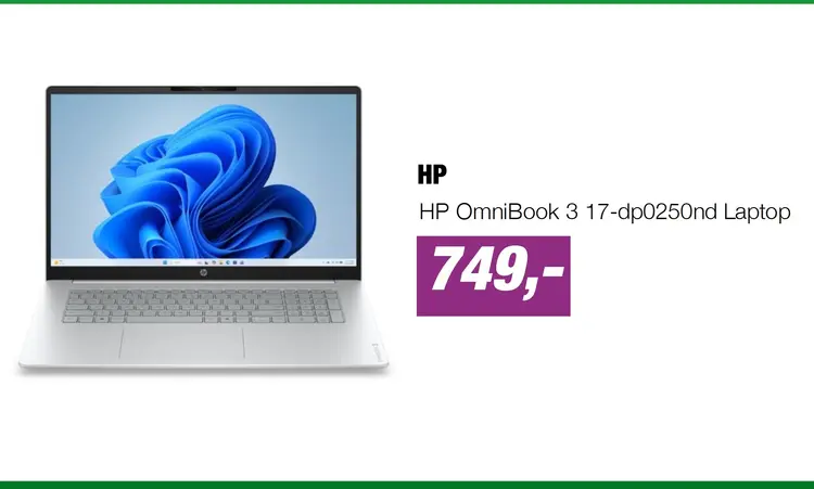 Aanbieding: HP OmniBook 3 17-dp0250nd Laptop