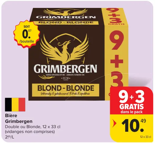 Offre: Bière Grimbergen