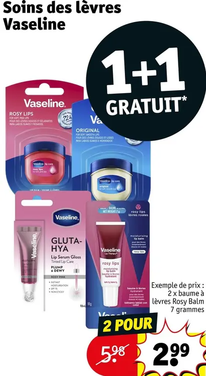 Offre: Soins des lèvres