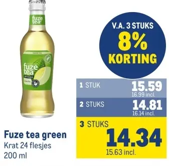 Aanbieding: Fuze tea green