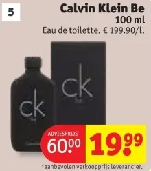 Promotie: Calvin Klein Be