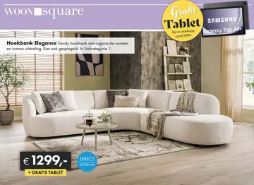 Aanbieding: Elegance hoekbank