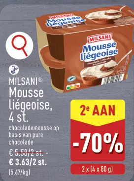 Promotie: Mousse liégeoise