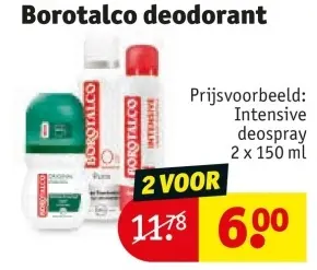 Aanbieding: Borotalco deodorant
