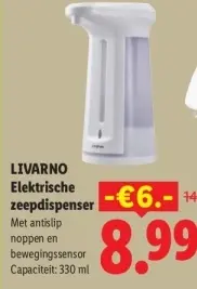 Aanbieding: Elektrische zeepdispenser
