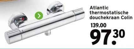 Aanbieding: thermostatische douchekraan Colin