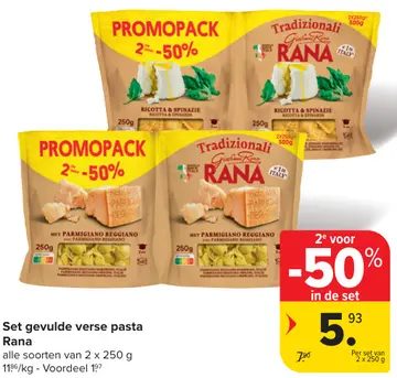 Aanbieding: Set gevulde verse pasta