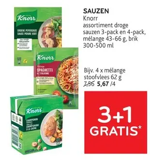 Promotie: Knorr sauzen