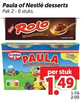 Aanbieding: Desserts
