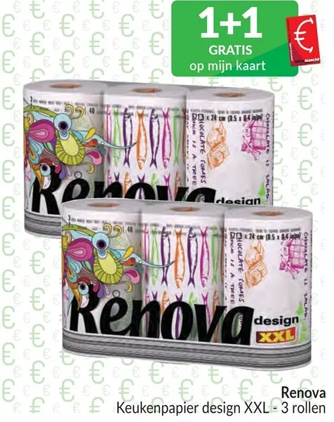 Promotie: Keukenpapier design XXL