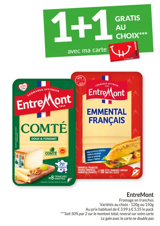 Offre: Fromage en tranches