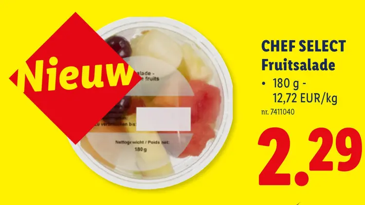 Promotie: Fruitsalade