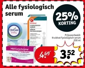 Promotie: Alle fysiologisch serum